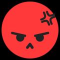 angry TikTok emoji