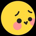 flushed TikTok emoji